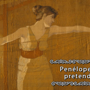 "Penelope Unraveling Her Work at Night" (1886), Dora Wheeler